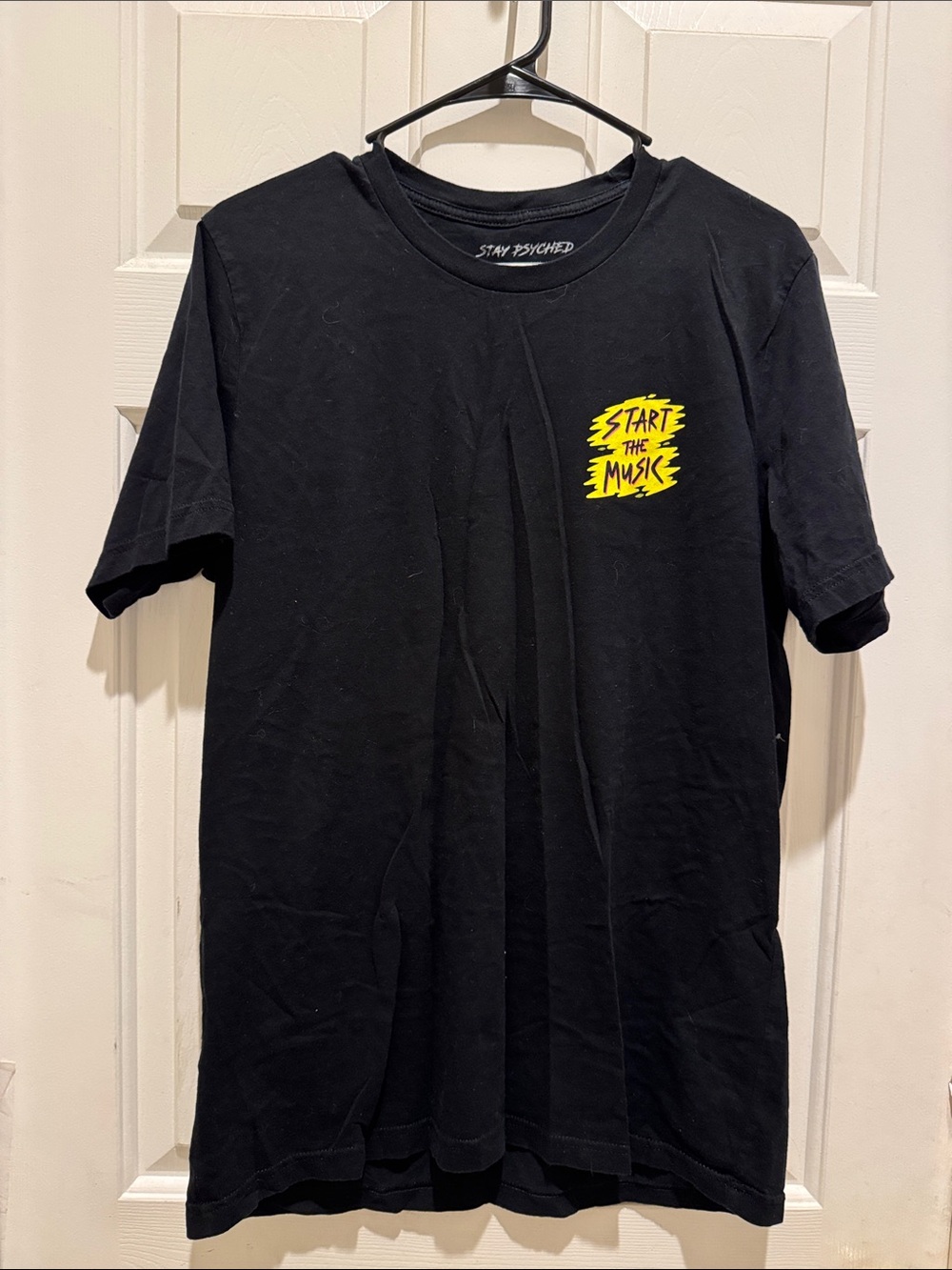 Stay Psyched Men’s T Shirt Size L